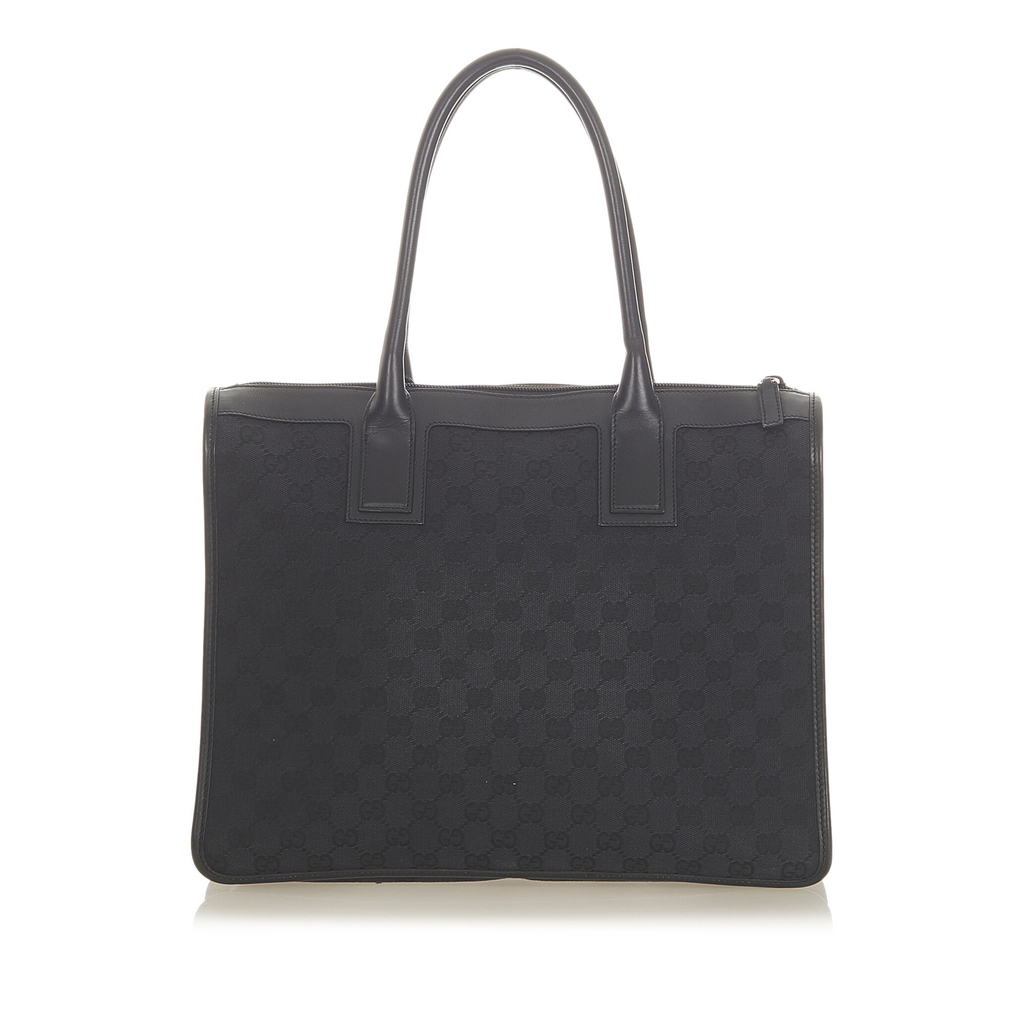 Gucci Gg Canvas Tote Bag, black