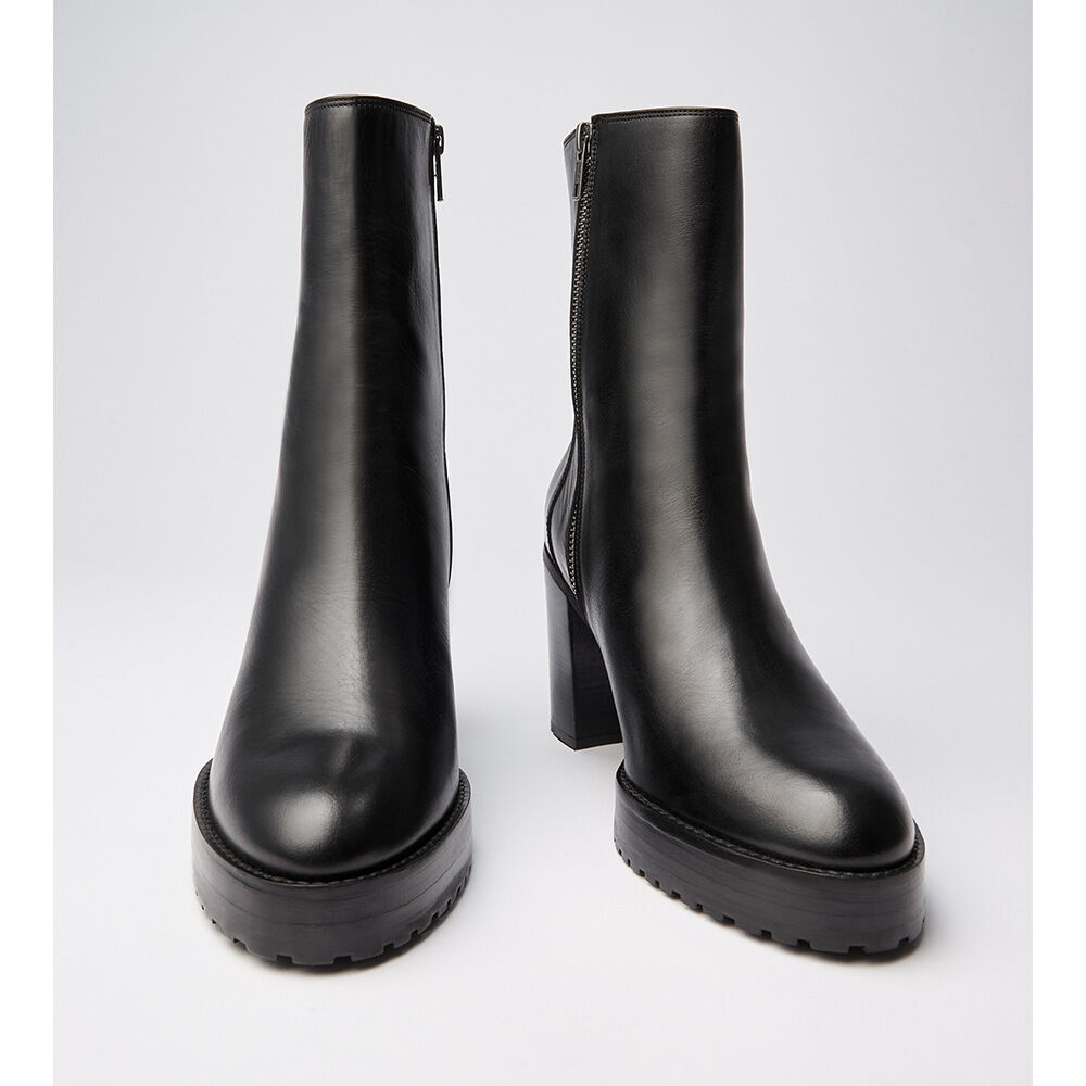 Chunky Boot Nappa Blk, black Chunky Boot Nappa Blk, black
