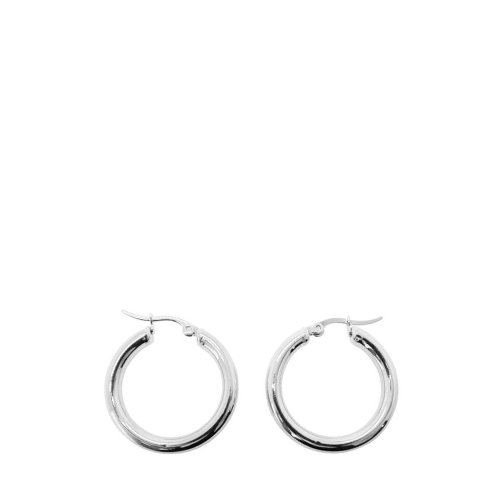 silver hoops örhängen silver hoops örhängen
