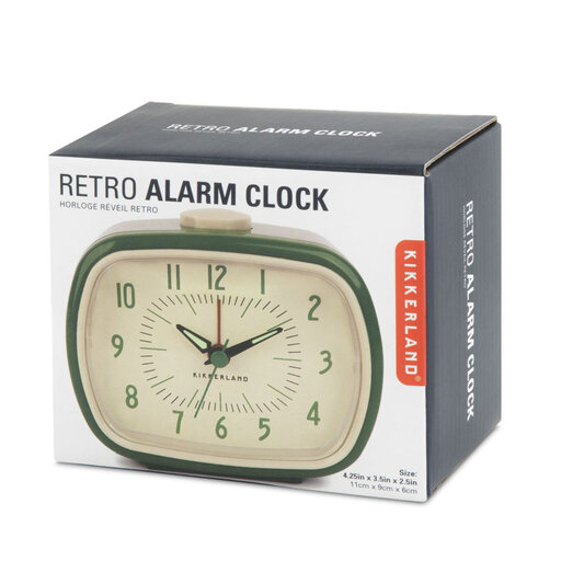 Retro Alarm Clock Green Klockor Kop Online Pa Ahlens Se
