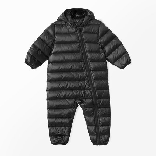 svart overall baby