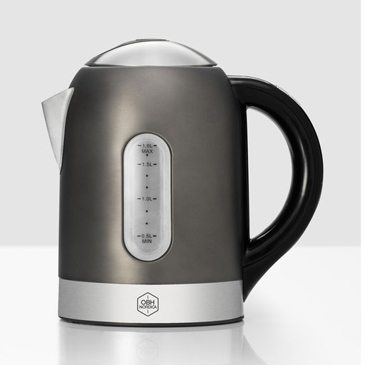 Vattenkokare Colour Burst 1,6 L Köksapparater Köp online OBH Nordica Vattenkokare Color Burst Steel 1,6 L | Hemmy.se