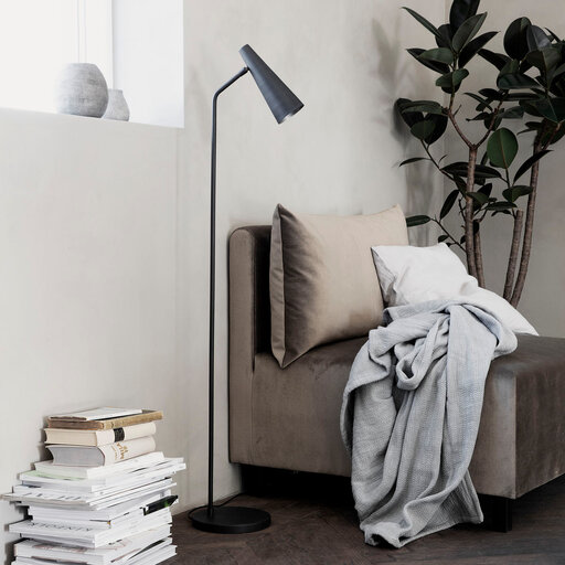 Golvlampa Precise 124 cm, H: 124 CM, matt black Golvlampa Precise 124 cm, H: 124 CM, matt black