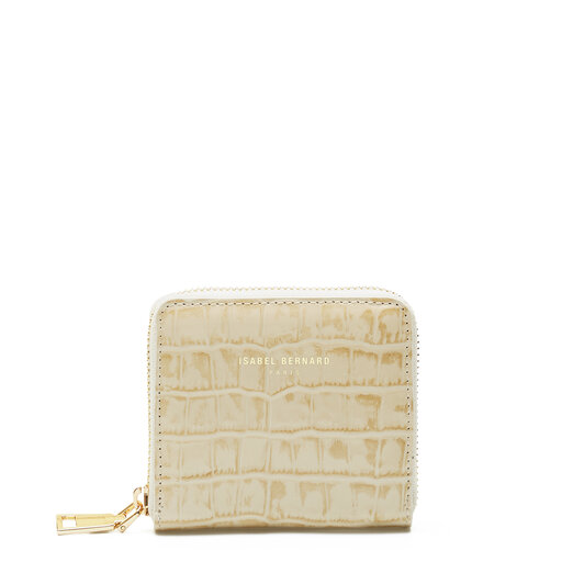 Isabel Bernard Honoré Blixtlåsplånbok Beige