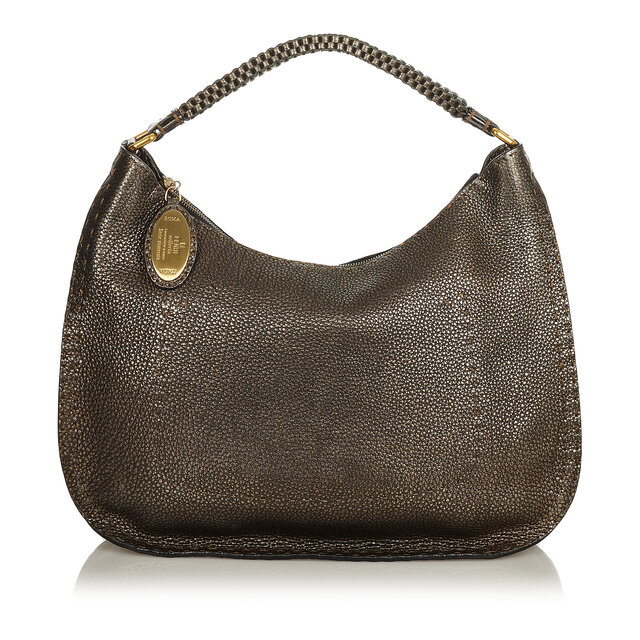 Fendi Selleria Leather Shoulder Bag