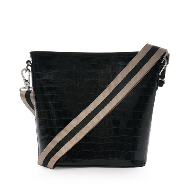 Croco Shoulder Bag