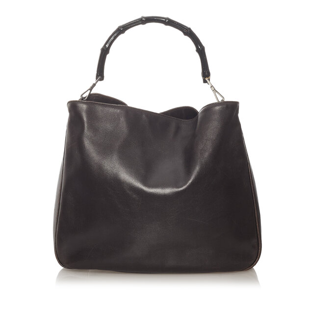 Gucci Bamboo Leather Shoulder Bag
