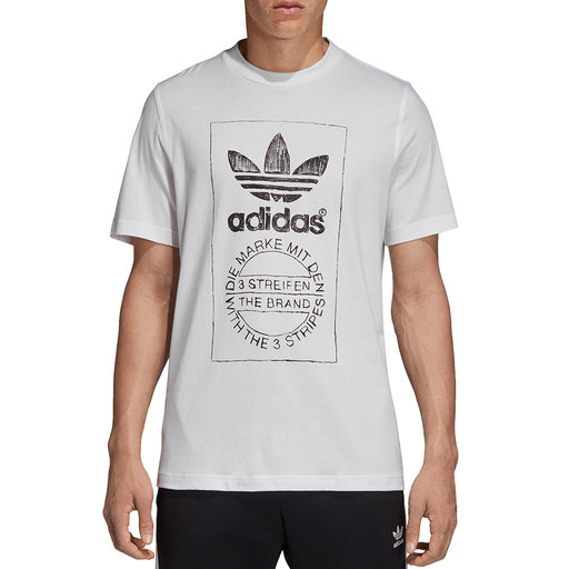 white adidas shirt