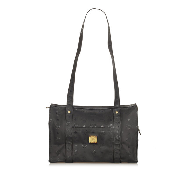 Mcm Visetos Nylon Shoulder Bag