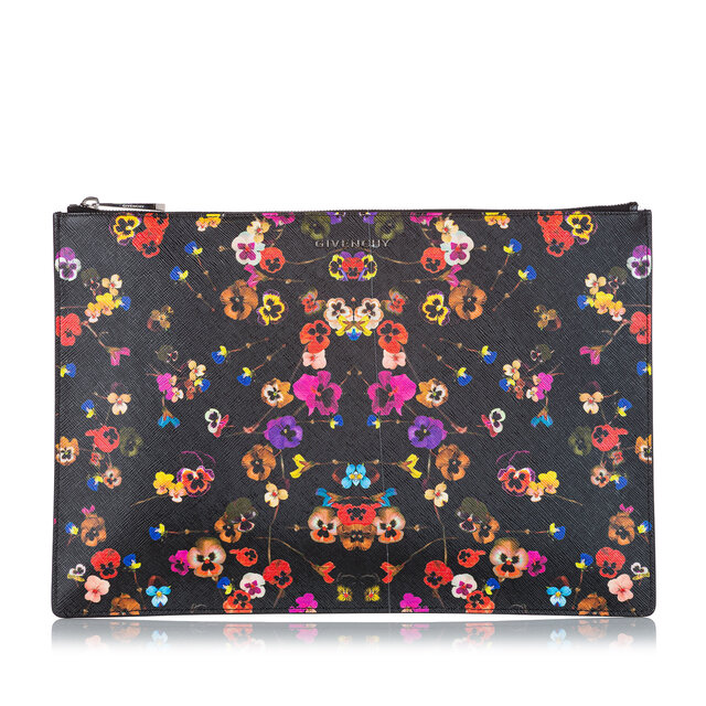 Givenchy Printed Leather Clutch Bag