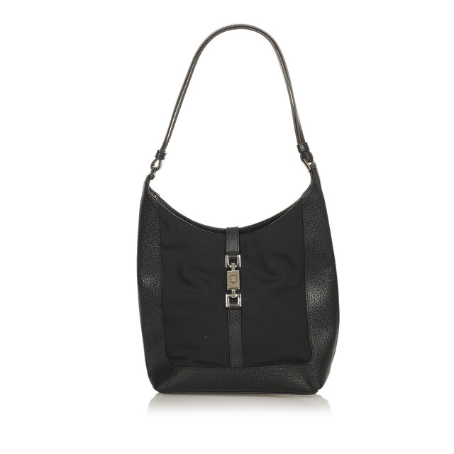 Gucci Jackie Canvas Shoulder Bag