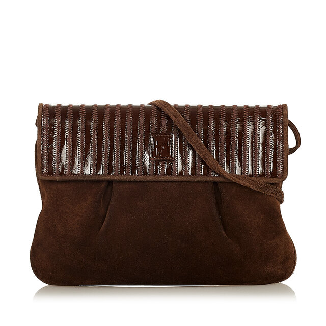 Fendi Suede Crossbody Bag