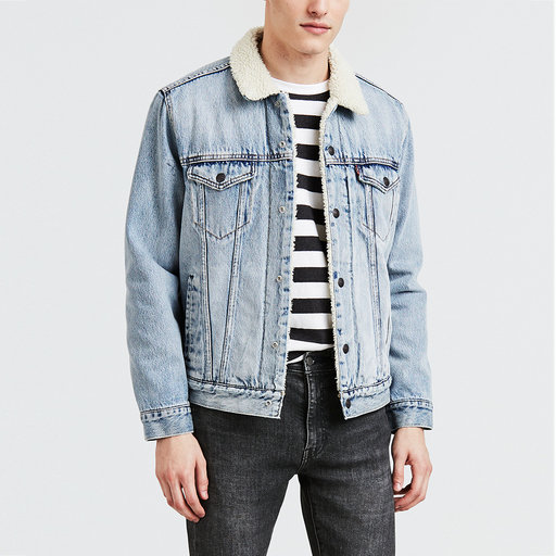 Jacka Type 3 Sherpa Trucker Ytterplagg Köp online på The Sherpa Trucker Jacket Ytterplagg Köp online på