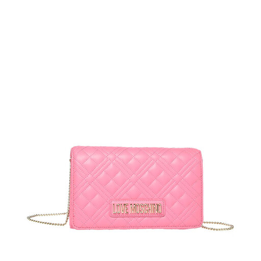 pink love moschino purse