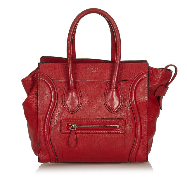 Celine Mini Luggage Leather Tote Bag