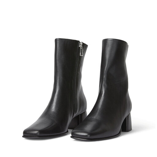 Eileen Leather Boot, svart Eileen Leather Boot, svart