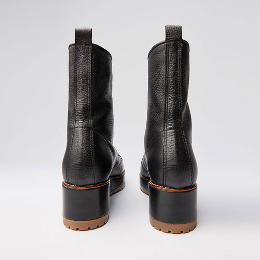 Rugged Boot Grained Black Stövlar & boots Köp online på Stövlett från Reschia till dam.