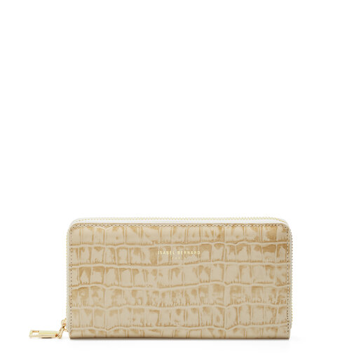 Isabel Bernard Honoré Blixtlåsplånbok Beige