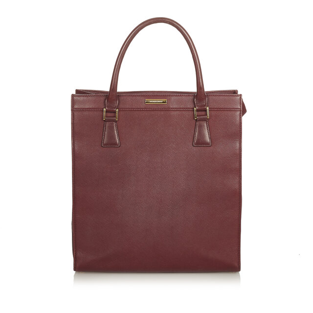 Burberry Leather Tote Bag