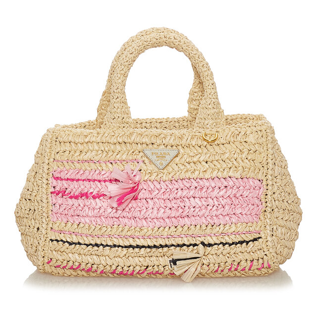 Prada Straw Satchel