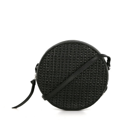 Handväska, Aria Braided Round Bag, svart Handväska, Aria Braided Round Bag, svart