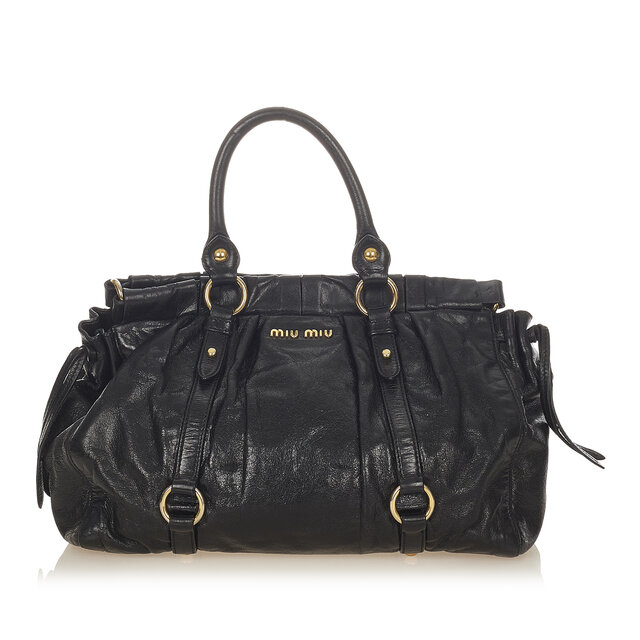 Miu Miu Vitello Shine Satchel