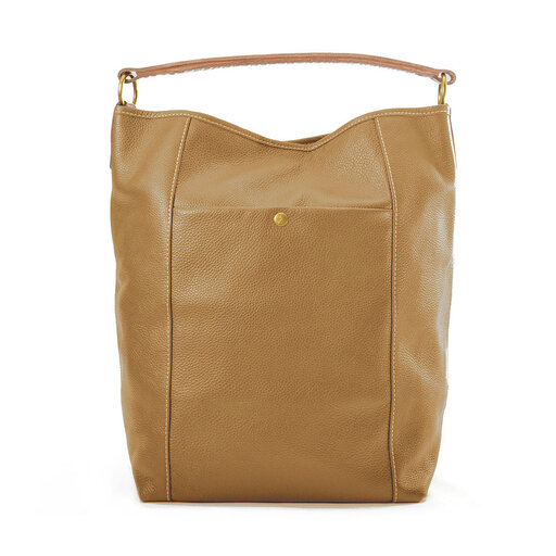 Bucket Bag Grained Leather