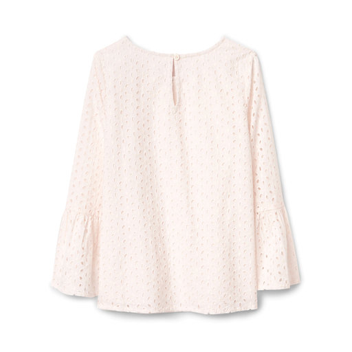 Topp Långärmad Skjortor & blusar Köp online på åhlens.se! Klänning Pondy Ekologisk bomull Röd m.orange prickar St.XL