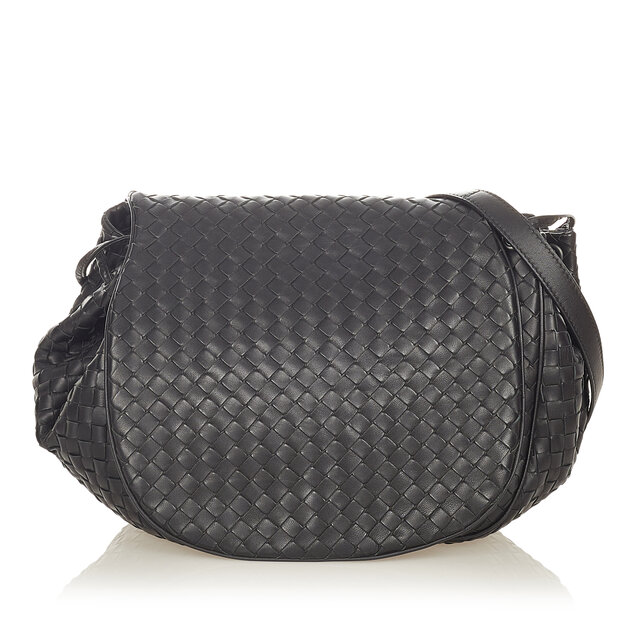 Bottega Veneta Intrecciato Leather Crossbody Bag Luxclusif