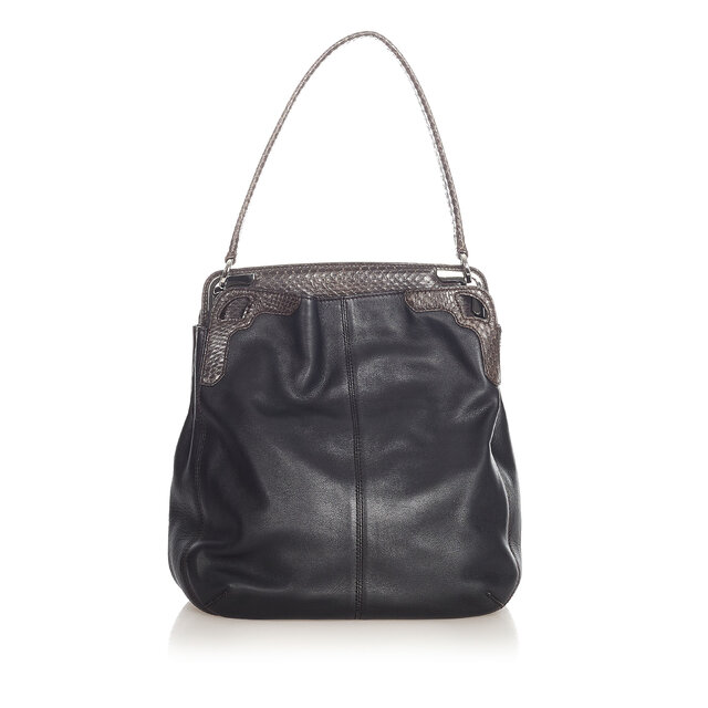 Cartier Marcello De Cartier Leather Shoulder Bag