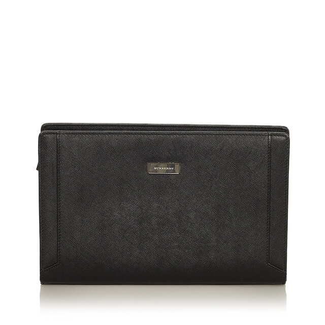 Burberry Leather Clutch Bag