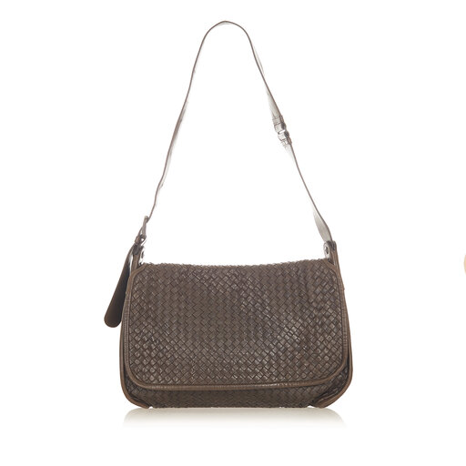 Kop Bottega Veneta Intrecciato Leather Crossbody Bag Till Julklappspris Jultomtensverkstad Se