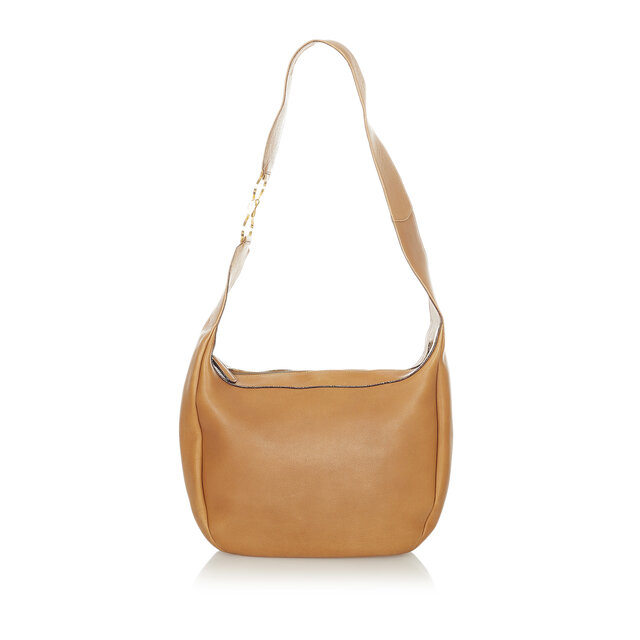 Ferragamo Gancini Leather Shoulder Bag