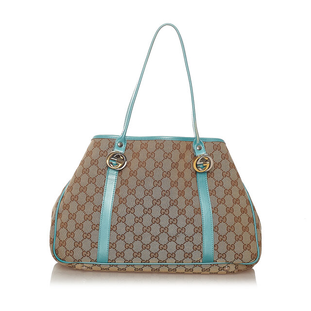 Gucci Gg Canvas Twins Tote Bag