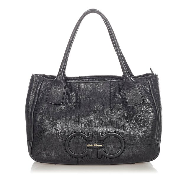 Ferragamo Gancini Leather Handbag