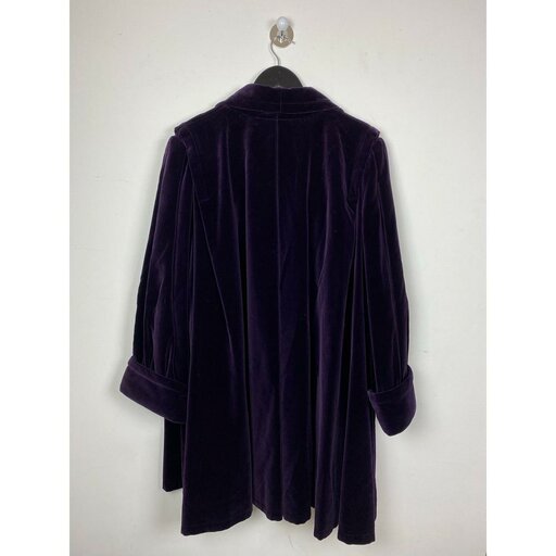 1822 UK Elegant Lightweight Evening Overcoat 1980s Black Opera Coat with Marabou Feather Trim Size 1416 US