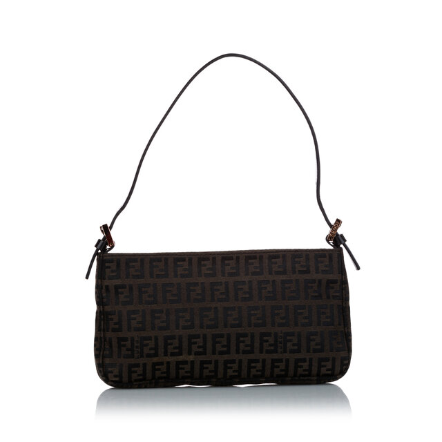 Fendi Zucchino Canvas Baguette
