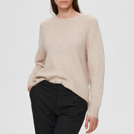 Lulu Ls Knit O-neck från Selected Femme