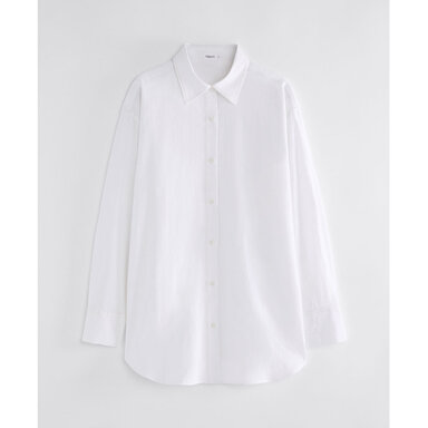 Mandy Cotton Shirt i White Chal från 