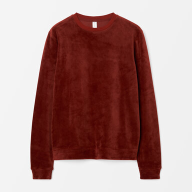 velour pullover