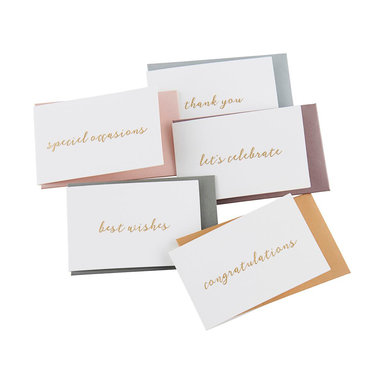 Kort och kuvert från Monograph  Åhlens